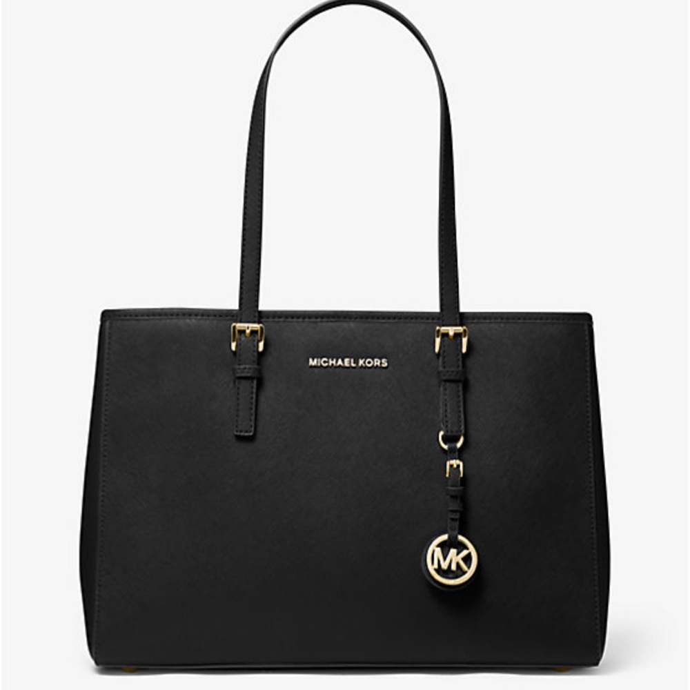 Michael Kors Jet Set Saffiano Leather Tote Bag